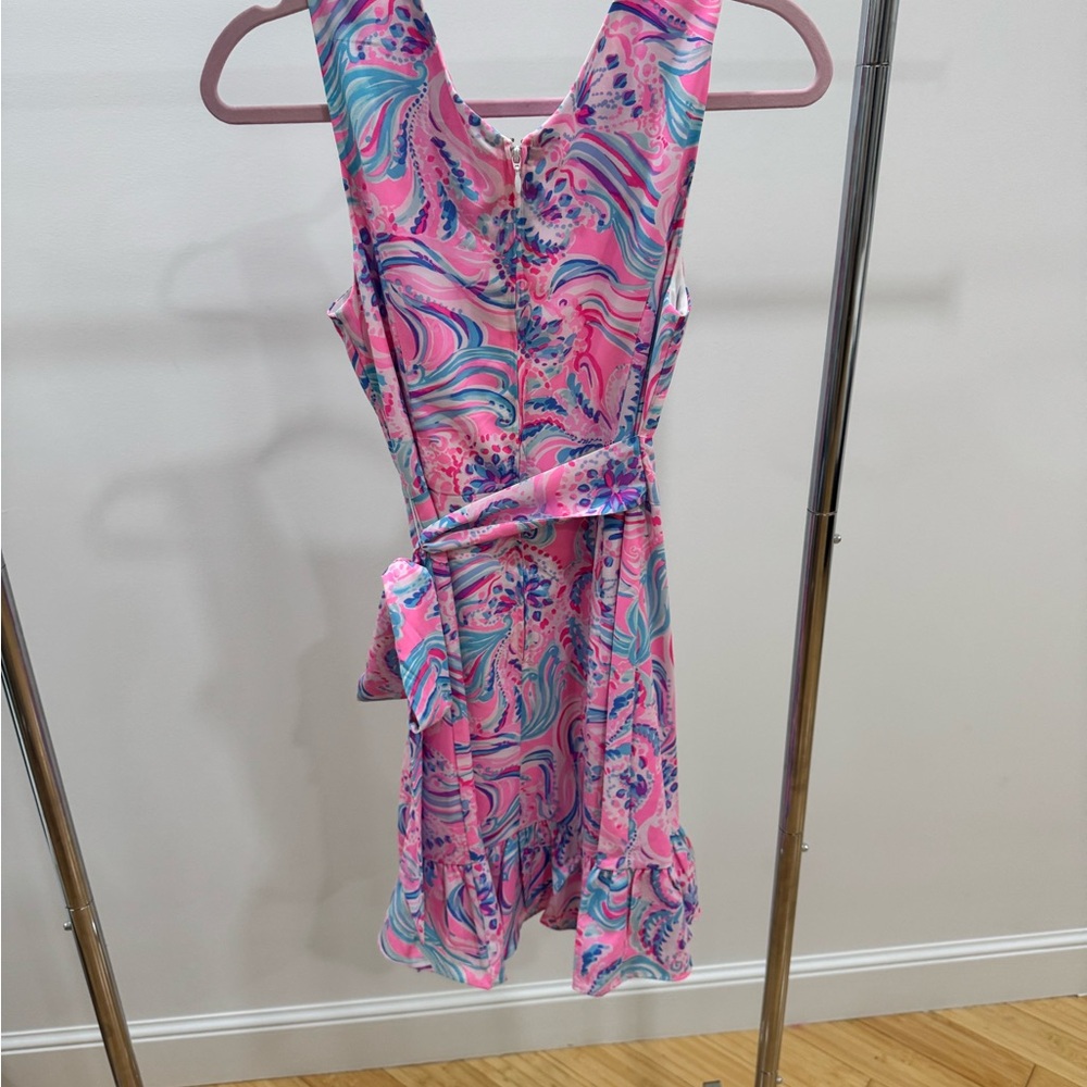 Lilly Pulitzer Pink and Blue Patterned Dress